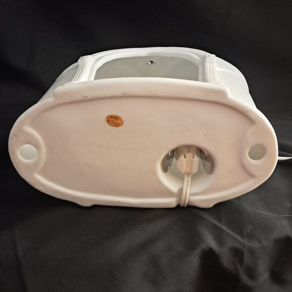 Porcelain Christmas Nativity Lamp Winter Silhouette Light - Picture 7 of 10